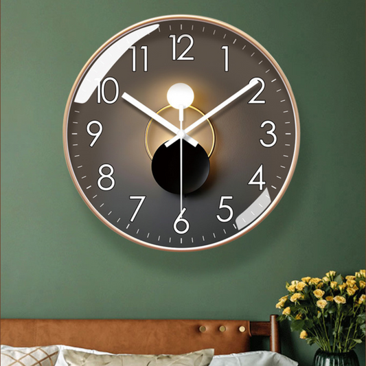 Round Luxury Modern Wall Clock