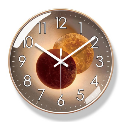 Round Luxury Modern Wall Clock