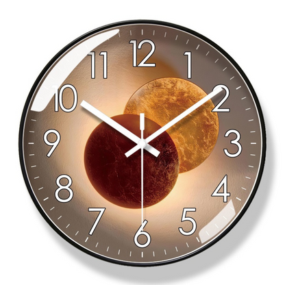 Round Luxury Modern Wall Clock