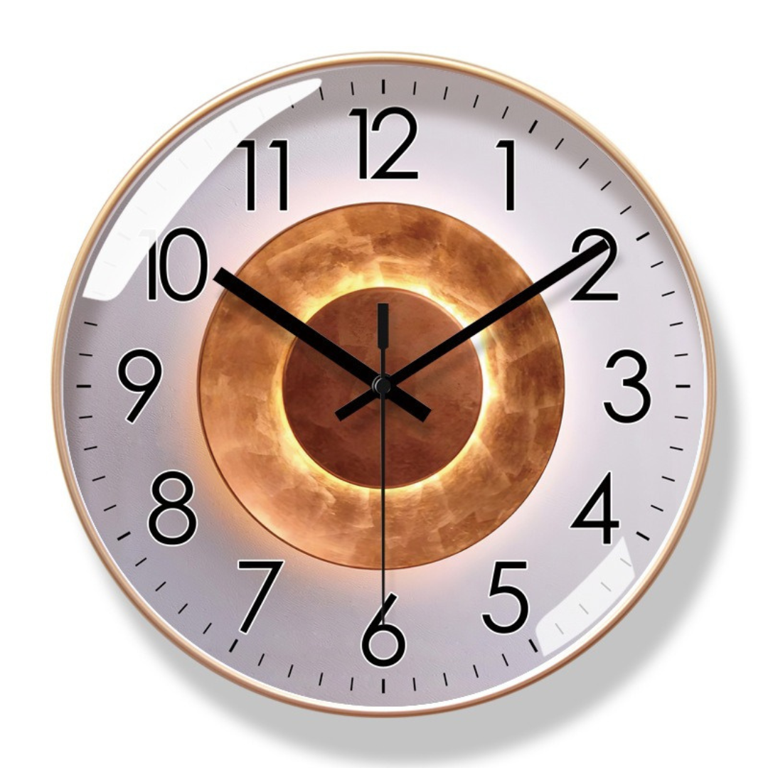 Round Luxury Modern Wall Clock